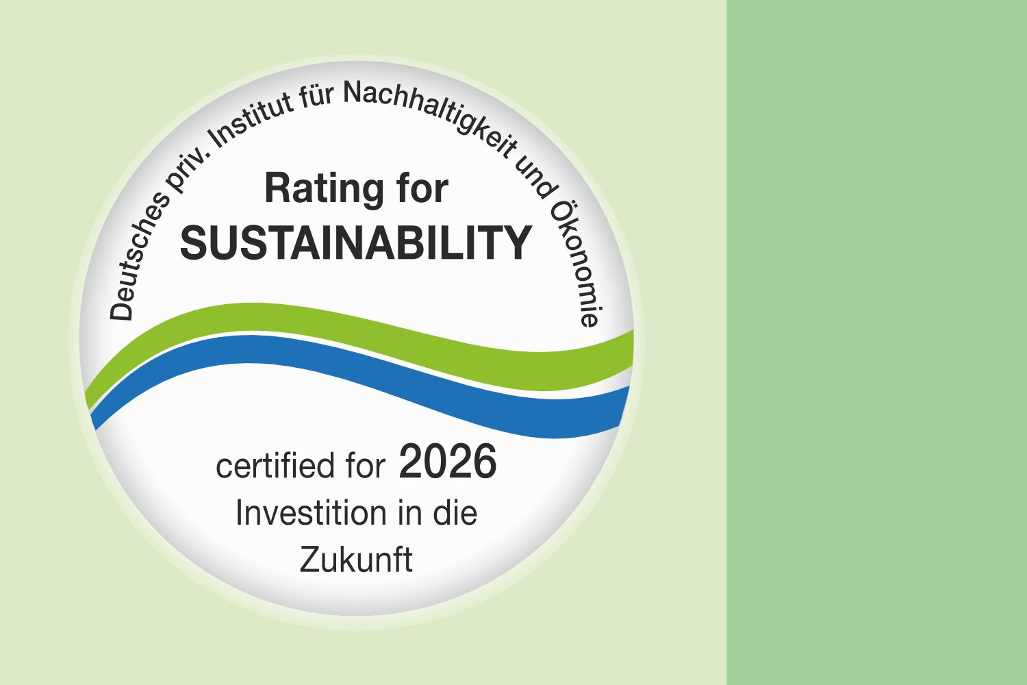 Medaille 2026 Rating for Sustainability - MONTI GmbH